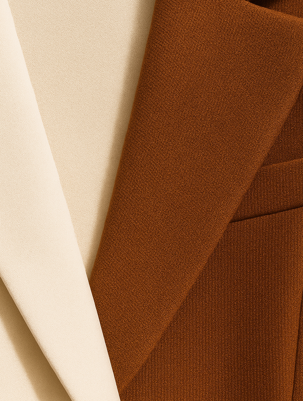 RUST SPLIT-TONE BLAZER
