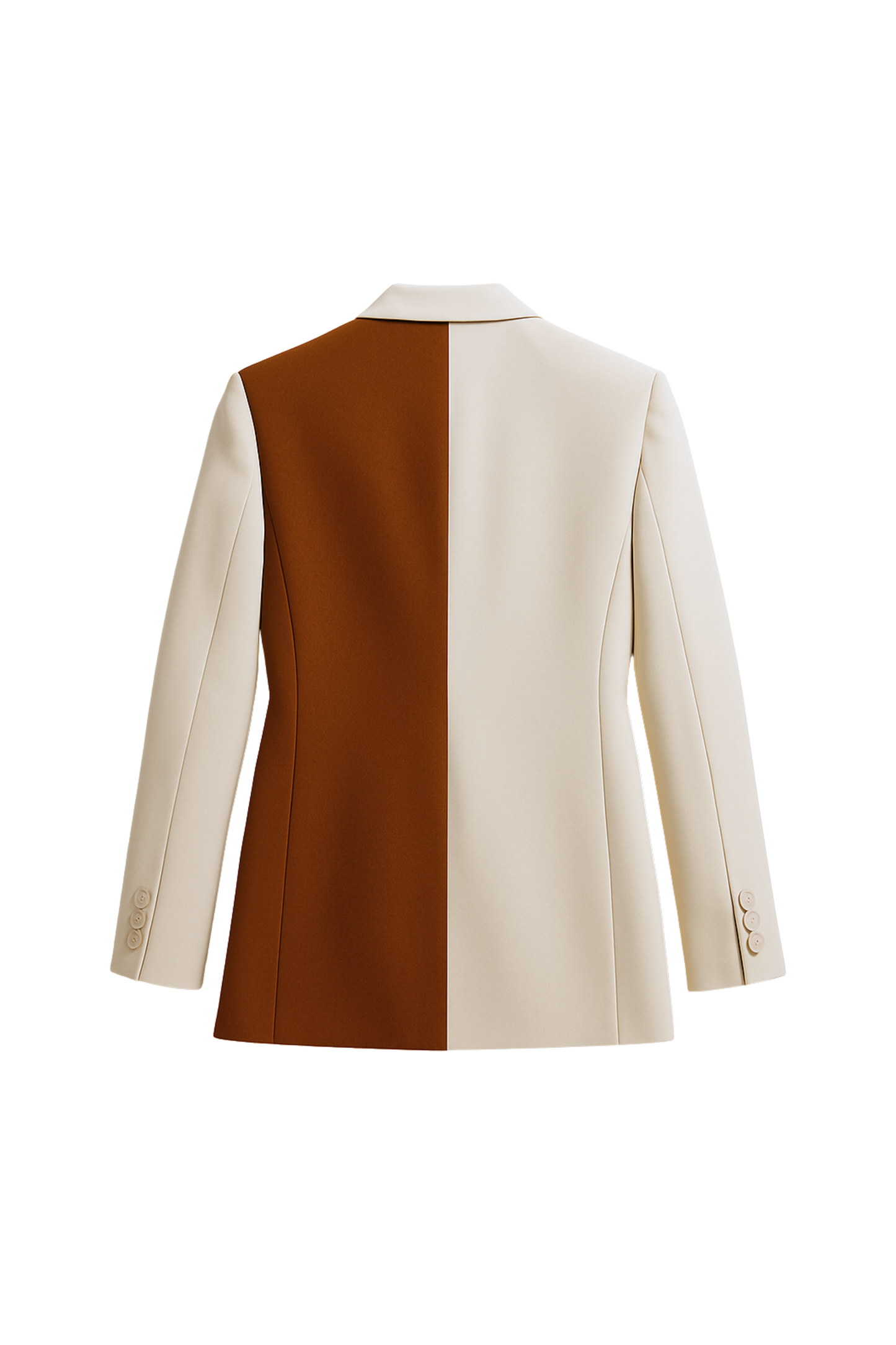 RUST SPLIT-TONE BLAZER