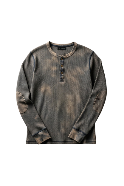 GRIME DYED HENLEY