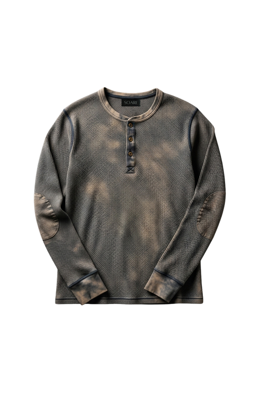 GRIME DYED HENLEY
